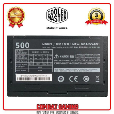 Nguồn COOLER MASTER ELITE V3 230V PC500 500W BOX - Hàng Chính Hãng