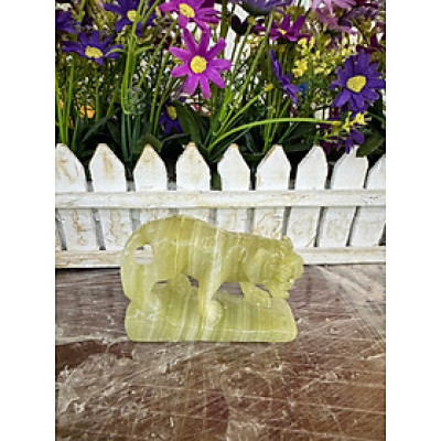 Tượng 12 con giáp đá ngọc onyx trang trí bàn làm việc - Cao 10cm