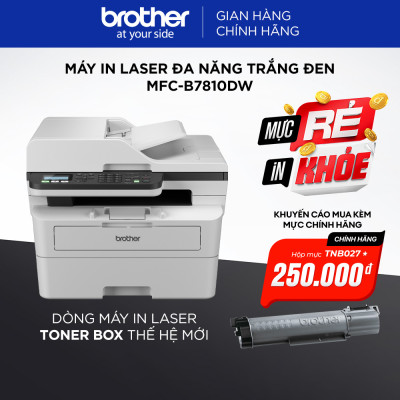 Máy in laser đa năng trắng đen MFC-B7810DW - Hàng chính hãng