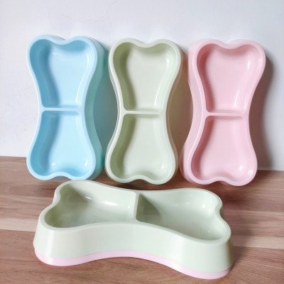 Bát Đôi Cho Chó Mèo Hình Khúc Xương