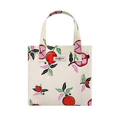 Cath Kidston - Túi đeo tay/Small Bookbag - Pomegranate - Cream -1049022
