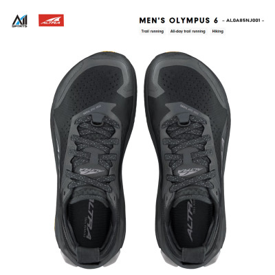GIÀY CHẠY VÀ ĐI BỘ ĐỊA HÌNH Nam  ALTRA olympus6 M BLACK|BLACK - AL0A85NJ001