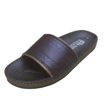 Dép Nam Quai Ngang Da Bò Thật TiTi ĐÔ Cao Cấp DN267d