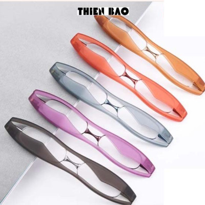 Kính lão thị viễn thị, kính đọc sách xoay 360 độ tròng Nhật siêu gọn bỏ túi Nam nữ KV1X HÀNG ĐẸP cứng cáp loại I