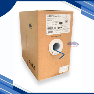 Thùng cáp mạng CAT 6 UTP,PVC, 305m, 24AWG Corning - Hàng nhập khẩu