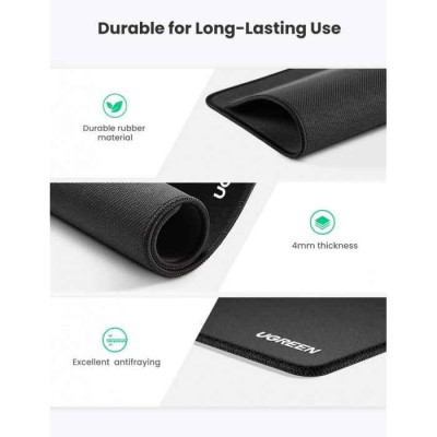 Ugreen UG27508CY016TK tấm lót chuột mouse pad màu đen - HÀNG CHÍNH HÃNG