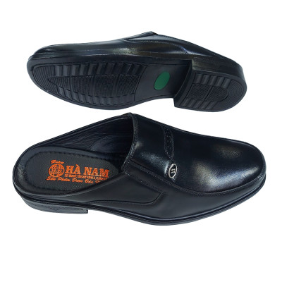 Dép Bít Mũi Nam Da Bò Thật TiTi ĐÔ Cao CấpGSB2048