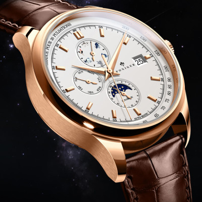 Đồng hồ nam Poniger P815-1 Chính hãng ,Kính sapphire nguyên khối ,chống xước,chống nước 50m,mặt đen vỏ vàng hồng dây da nâu ( đen) xịn,vỏ máy thép không gỉ 316L,Đồng hồ cơ (Automatic) bảo hành 24 tháng, hàng mới 100%,thiết kế trẻ trung và sang trọng