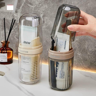 Hộp Đựng Bàn Chải Kem Đánh Răng Có Thể Làm Cốc Nước Súc Miệng Tiện Lợi Đi Du Lịch - Hộp ĐỰng Bàn Chải Du lịch Đa Năng - Hàng Chính Hãng MINIIN