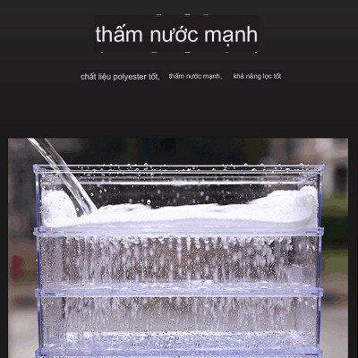 Túi Lọc Bể Cá 2 Lớp Cao Cấp Loại Bỏ Cặn Bẩn, Chống Tràn