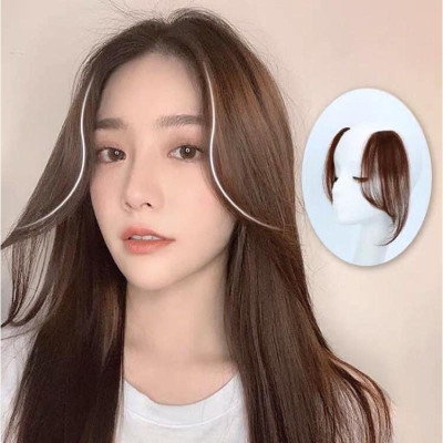 Tóc mái hất thật cao cấp 100% - 2 mái bay hất