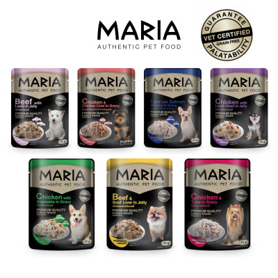Pate Cho Chó Maria nhập khẩu Thái Lan hộp 12 gói 70g