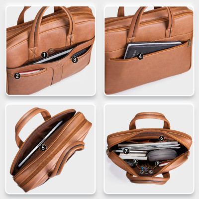 Cặp Công Sở Lata ( Thời trang nam basic - Cặp da CA34 )