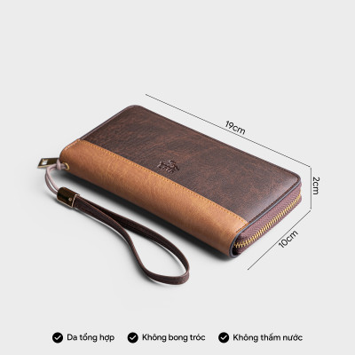 Ví Lata ( Thời trang nữ dáng cầm tay dáng dài - Ví da VN62 )