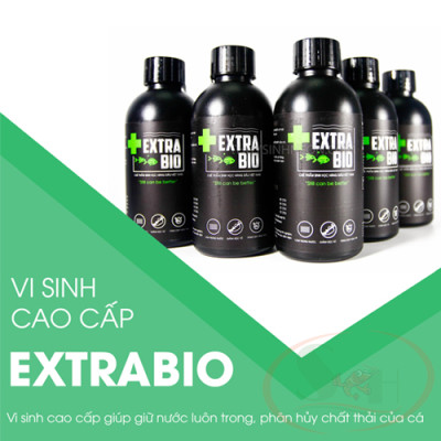 Vi sinh nước Extra Bio Extrabio 125ml, 250ml, 500ml, 1000ml men xử lý làm trong nước bể cá tép thủy sinh