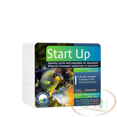 Hỗn hợp vi sinh khử độc Prodibio Start Up xử lý nước cặp biodigest stop ammo setup bể mới