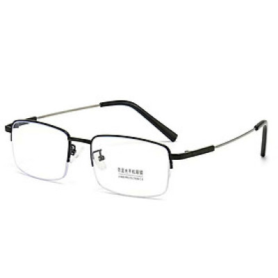 Kính đọc sách gọng dẻo titan phong cách nửa viền cước phom nhỏ A17