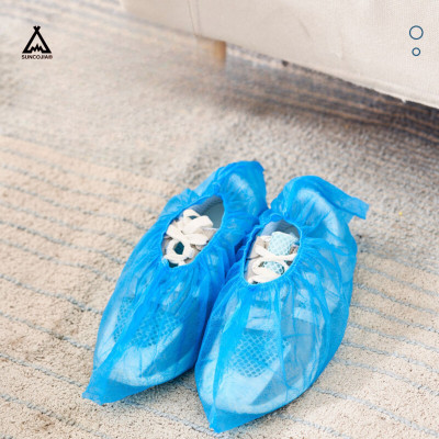 Bọc giày dép dùng một lần, làm từ vải không dệt chống mài mòn, chống bụi, bền, chống trượt 100 cái