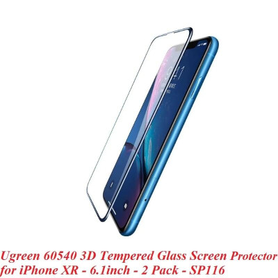 Ugreen UG60540SP116TK 2 miếng dán kính cường lực bảo vệ HD 3D cho iPhone XR 6.1inch - HÀNG CHÍNH HÃNG