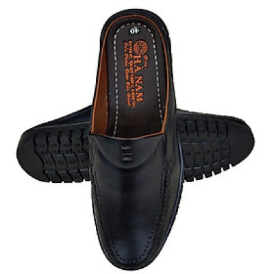 Dép Bít Mũi Nam Da Bò Thật TiTi ĐÔ Cao Cấp GSB2066d