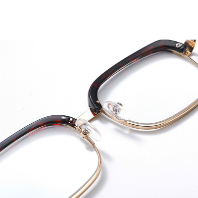 Kính lão da beo tròng thuỷ tinh from vuông to phù hợp cô chú khuôn mặt vừa và to