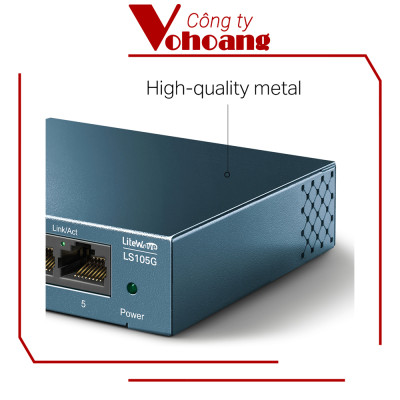 Bộ Chia Tín Hiệu TP-Link LS105G Switch Để Bàn 5 Cổng 10/100/1000Mbps - Hàng Chính Hãng