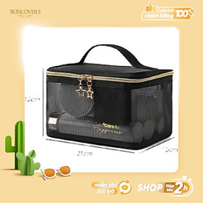 Túi đựng mỹ phẩm tiện lợi mang đi du lịch Care4u 21x12x13 cm