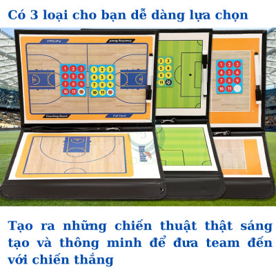 Bảng Chiến Thuật Thể Thao Đa Năng – Bóng Rổ, Bóng Đá, Bóng Chuyền (kèm nam châm & bút dạ) Bảng Chiến Thuật Đa Năng 3in1 – Dùng Cho Bóng Rổ, Bóng Đá, Bóng Chuyền   Bảng Ghi Chiến Thuật Thể Thao Kèm Nam Châm & Bút Xóa