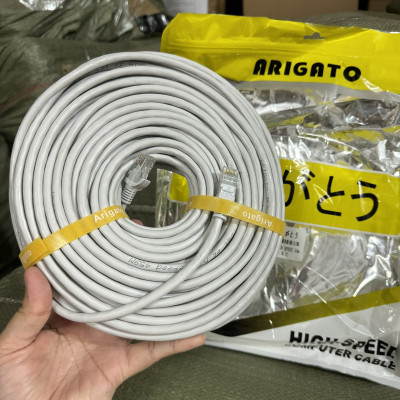 Dây cáp mạng LAN đúc sẵn 2 đầu Cat6E UTP Arigato - Hàng chính hãng