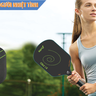 VỢT PICKLEBALL MAXVI X1 PRO MẶT VỢT CARBON PHA TEFLON TẠO ĐỘ DẺO DAI (CÓ ÍT TRỢ LỰC)
