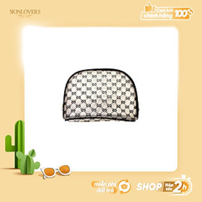 Túi đựng mỹ phẩm cao cấp họa tiết hiện đại Care4u 22x6x13 cm