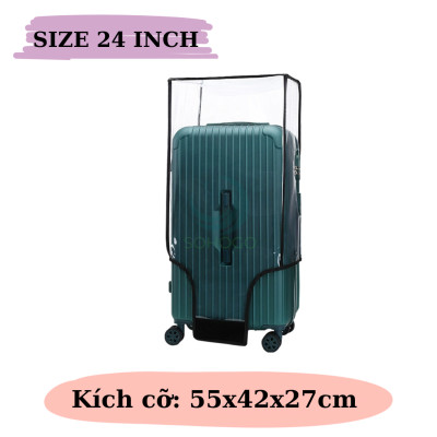 Áo Bọc Vali Trong Suốt Cao Cấp -Áo Trùm Bảo Vệ Vali Chống Trầy Xước -Cover Bảo Vệ Vali Chống Nước 18–30 Inch -Áo Bọc Vali Co Giãn Chống Bụi Bẩn