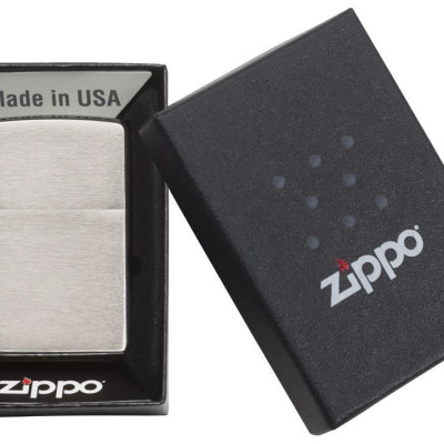 Bật Lửa Zippo Armor Brushed Chrome 162