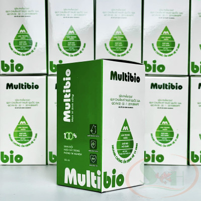 Vi sinh nước MultiBio Plus 125ml, 250ml, 500ml, 1000ml multi bio xử lý khử đục làm trong nước bể cá tép thủy sinh