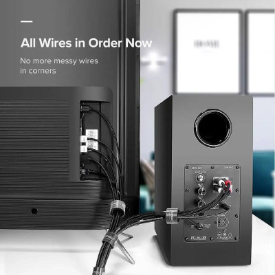 Ugreen UG40354LP124TK 2M Black Velcro Cable Organizer Black - HÀNG CHÍNH HÃNG