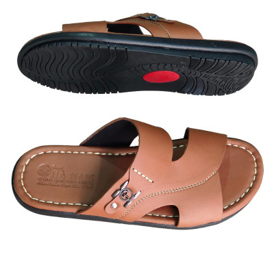 Dép Nam Quai Ngang HA NAM Da Bò Thật Cao Cấp DNA2220