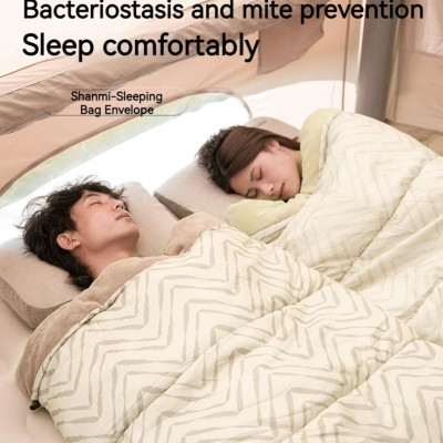 Túi ngủ phong bì Shanmi lót nhung lông cừu NatureHike CNK2300SD012