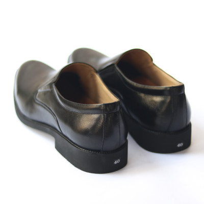 Giày Tây Nam Không Dây Mã CS055, Màu Nâu- Đen.