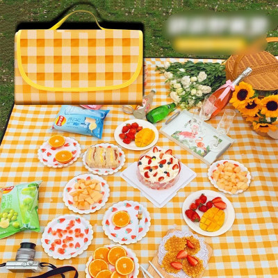 Tấm thảm du lịch dã ngoại gấp gọn  , bạt cắm trại cao cấp chống nước ,họa tiết caro màu sắc tươi mới , trang trí nhã nhặn xinh xắn có thể trải làm thảm chơi cho bé rất sạch sẽ nhỏ gọn dễ mang theo mọi nơi  