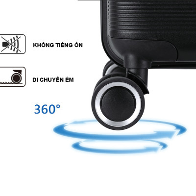 [Size 24inch] Vali Du Lịch Nhựa Dẻo PP Nice villa Siêu Bền Size 24inch