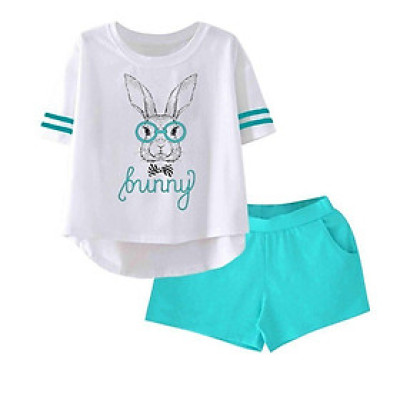 Đồ bộ short nữ mùa hè  chất thun coton xịn cao cấp Size M (T ừ 40kg -50 kg) 02