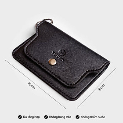 Ví cầm tay thời trang đa năng MÀU ĐEN Móc khóa