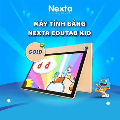 Máy tính bảng học tập thông minh Nexta Edutab Kid cho bé từ 5-8 tuổi - quản lý thời gian cho trẻ - 1 đổi 1 trong vòng 30 ngày, bảo hành 12 tháng