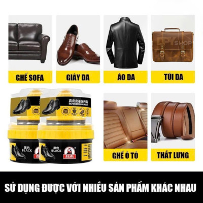 Xi Đánh Bóng Giày Da Làm Bóng Nhanh Đồ Da, Xi Kem Dưỡng Da Có Đầu Mút Hỗ Trợ MÀU NÂU