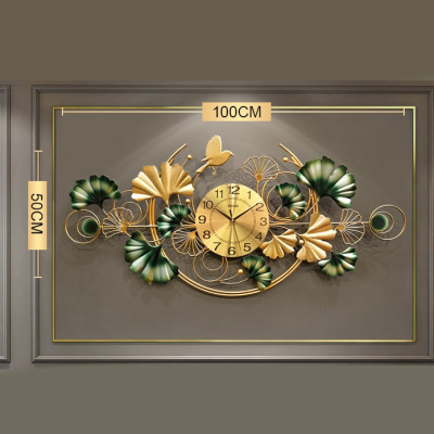 Đồng Hồ Treo Tường Trang Trí Đẹp Shouse DC132 độc lạ 3d cỡ lớn nghệ thuật phù hợp cho phòng khách, phòng ngủ