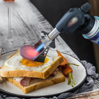 Phụ Kiện Tấm Hàn Có Giá Đỡ Gắn Súng Phun Lửa Bằng Thép Không Gỉ Chống Cháy Pudding Bbq Campingmoon