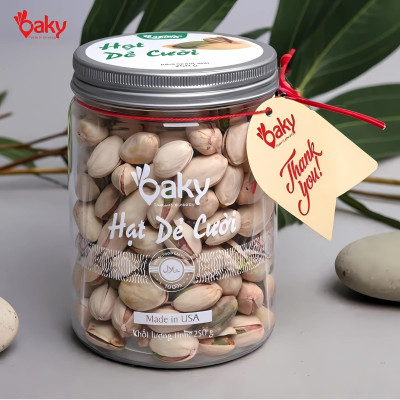 Hạt Dẻ Cười Rang Muối Oaky 250g – Nhập Khẩu Mỹ, Giàu Dinh Dưỡng, Vị Mặn Vừa Ăn