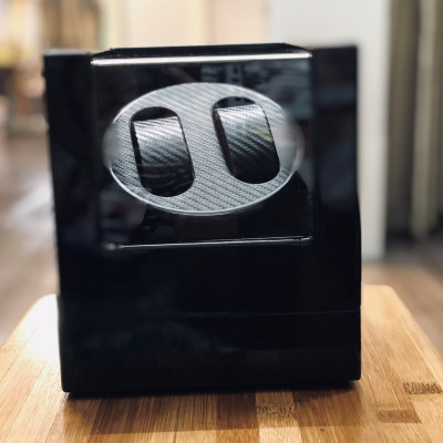 Hộp Xoay Đồng Hồ Cơ SAIKE SAIKE S775 Vỏ Gỗ Tủ Lắc Lên Cót Đồng Hồ Tự Động Quay