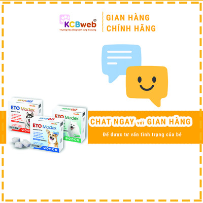 Viên nhai Eto Modex diệt ve, rận, bọ chét, bọ nhảy dành cho chó