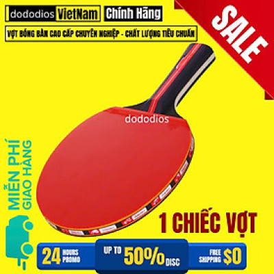 Vợt Bóng Bàn Cao Cấp Tiêu Chuẩn Chất Lượng - Số lượng 1 chiếc - Chính hãng dododios